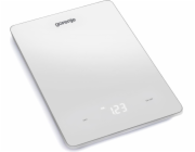 Gorenje KT10LBW Bílá Pracovní deska Obdélník Elektronická kuchyňská váha