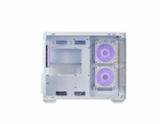 Cooler Master case Elite 481 Wood, ATX, Průhledná bočnice, 3x 120mm ARGB Fan, Bílá