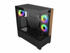 Cooler Master case Elite 690 Wood, ATX, Průhledná bočnice...
