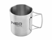 NEO TOOLS 63-150, Kempingový hrnček, 320ml, nerez
