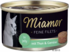 Miamor šťavnaté krmivo pro kočky Tuňák se zeleninou 100 g