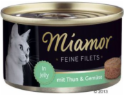 Miamor šťavnaté krmivo pro kočky Tuňák se zeleninou 100 g