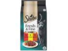 SHEBA Fresh & Fine Meat Dishes in Sauce Box - mokré krmiv...