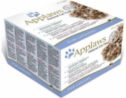 APPLAWS Fish selection multipack in broth Box - mokré krmivo pro kočky - 12x70g