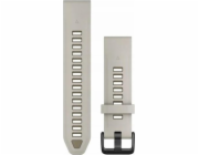 Silikonový řemínek QuickFit 20 - Fog Gray/Dark Sandstone