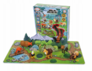 MALIK Magnetická sada mini lesních zvířátek Malblo