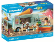 Playmobil Můj život 71904 Zmrzlinářské auto s figurkou Surfařského obchodu