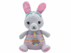 TULILO Hudební skříňka Růžový zajíček 20 cm