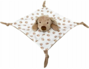 TULILO Plyšová hračka pejsek Miluś béžová 25x25 cm