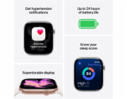 Chytré hodinky Apple Watch Series 11 46 mm růžovo-zlaté, velikost S/M