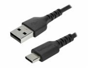 StarTech USB-A - USB-C kabel USB 2 m černý (RUSB2AC2MB)