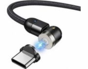 Kabel Maclean USB-A - USB-C 2 m černý (MCE475)