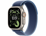 Apple Hodinky Ultra 3 GPS + Cellular, 49mm pouzdro z přírodního titanu, modrý/elektromodrý řemínek Trail – velikost M/L