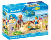 Playmobil Sada figurek Můj život 71906 Rodinná pláž