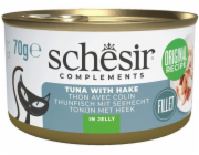SCHESIR Complements Tuna with hake in jelly - mokré krmivo pro kočky - 70g