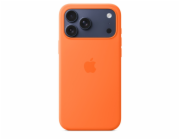 iPhone 17 Pro Max Silicone Case with MS – Orange