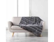 Douceur d`Interieur Interiérový design Bavlněná deka s třásněmi TISSIA, bavlněný žakár, 125 x 150 cm