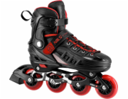 Nils Extreme Rekreační nastavitelné kolečkové brusle NA18811A, černé, velikost 39-43