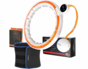 HMS MAGNETICKÁ HULA HOP SADA BÍLO/ORANŽOVÁ HHM21 S POČÍTADLEM HMS + HUBNUCÍM PÁSEM BR1313