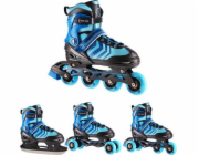 Nils Extreme Kolečkové brusle NH18192A s vyměnitelným běžcem, nastavitelné, černé, velikost 29-33