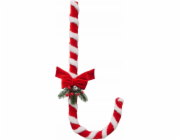 Boltze Vánoční dekorace Velká měkká sametová vánoční hůl, 58 cm