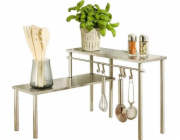 Maximex Rohová kuchyňská police 2 úrovně