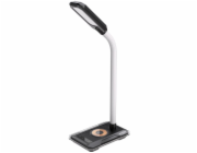 IMMAX LED stolní lampička GAMER RGB/ Qi nabíjení/ RGB/ 250lm/ 5V/2,1A/ USB výstup/ černá