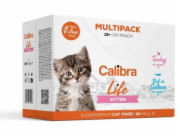 CALIBRA Cat Life pouches Kitten Multipack Box - mokré krmivo pro kočky - 12x85g