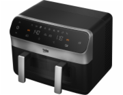 Beko FRL6488 Dvojitá autonomní horkovzdušná fritéza o objemu 9,5 l, 2400 W, černá