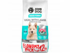 JOHN DOG Good Form Puppy Veal with lamb - suché krmivo pr...