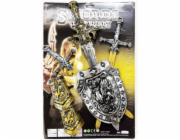 Dětská sada tří mečů se štítem