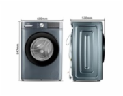 Parní pračka 8 kg CHiQ CFL80-14586IM3XA Steam Space Pro + 12 let záruka na motor