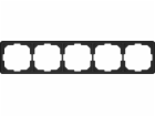 VILMA Pětimístný rám ST150, matně černá