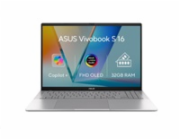 ASUS NTB Vivobook S16 (S3607QA-OLED064W), X X1 26 100, 16" 1920x1200, 32GB, 1TB SSD, Adreno, W11 Home, Cool Silver