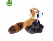 Rappa Plyšová panda červená stojící 28 cm ECO-FRIENDLY