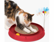 Škrabací dráha Catit Play'n se škrabadlem, 4 x 36 x 39,5 cm, červená