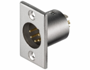 Konektor pro montáž do panelu mikrofonu Goobay , 5pinový, konektor pro montáž do panelu