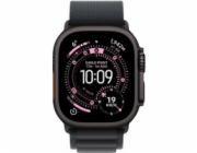 Apple Watch Ultra 3 GPS + Cellular 49mm Black Titanium Case with Black Alpine Loop - Large