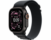 Apple Hodinky Ultra 3 GPS + Cellular, 49mm černé titanové pouzdro, černý řemínek Alpine – velikost M