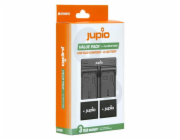 Set Jupio 2x NP-W126 - 1260 mAh + Dual charger pro Fujifilm
