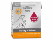 PLATINUM Menu Adult Iberico+Turkey - vlhké krmivo pro psy - 375g