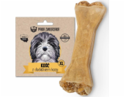 PAKA ZWIERZAKA Bone with goat XL 17 cm - pamlsek pro psa - 115g
