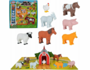 MALIK Magnetická sada mini hospodářských zvířat Malblo