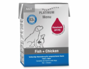 PLATINUM Menu Adult Fish+Chicken - vlhké krmivo pro psy - 185g