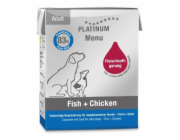 PLATINUM Menu Adult Fish+Chicken - vlhké krmivo pro psy - 375g