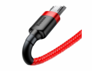 Kabel Baseus USB-A - microUSB 2 m červeno-černý (CAMKLF-C09)