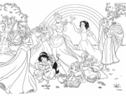 Lisciani Oboustranné maxi puzzle 108 Disney princezen