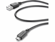 Cellular Line Kabel USB-A USB - 1,1 m černý (CUSBDATACABMICROUSB)