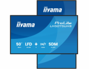 iiyama ProLite LH5075UHS-B2AG - 50" Trída úhloprícky (49.5" zobrazitelný) displej LCD s LED podsvícením - digital signage - s vestavený prehrávac médií, SDM Slot PC - 4K UHD (2160p) 3840 x 2160 - cern