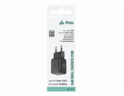 Adaptér USB iPEAX GaN USB/USB-C 90010125 Black